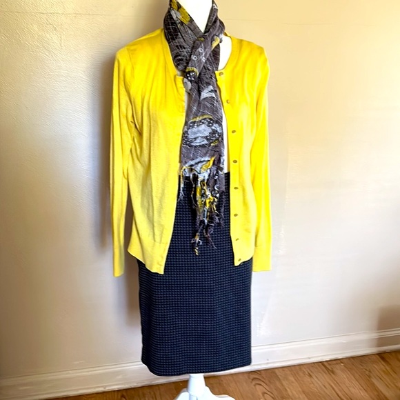 The Limited grey and black houndstooth pencil skirt. Timeless and classic - Picture 6 of 9